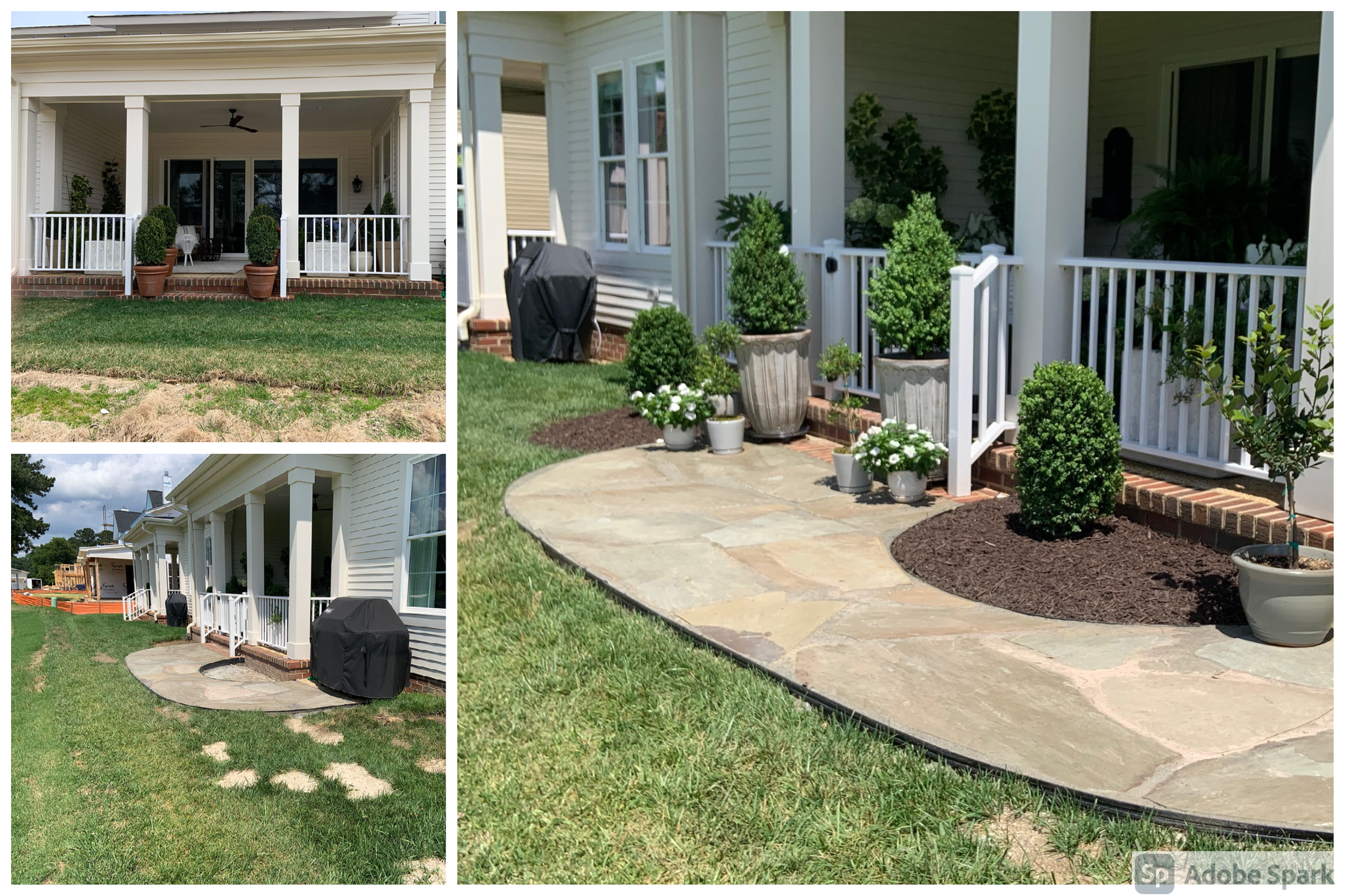 Walkway and Foundation Planting
