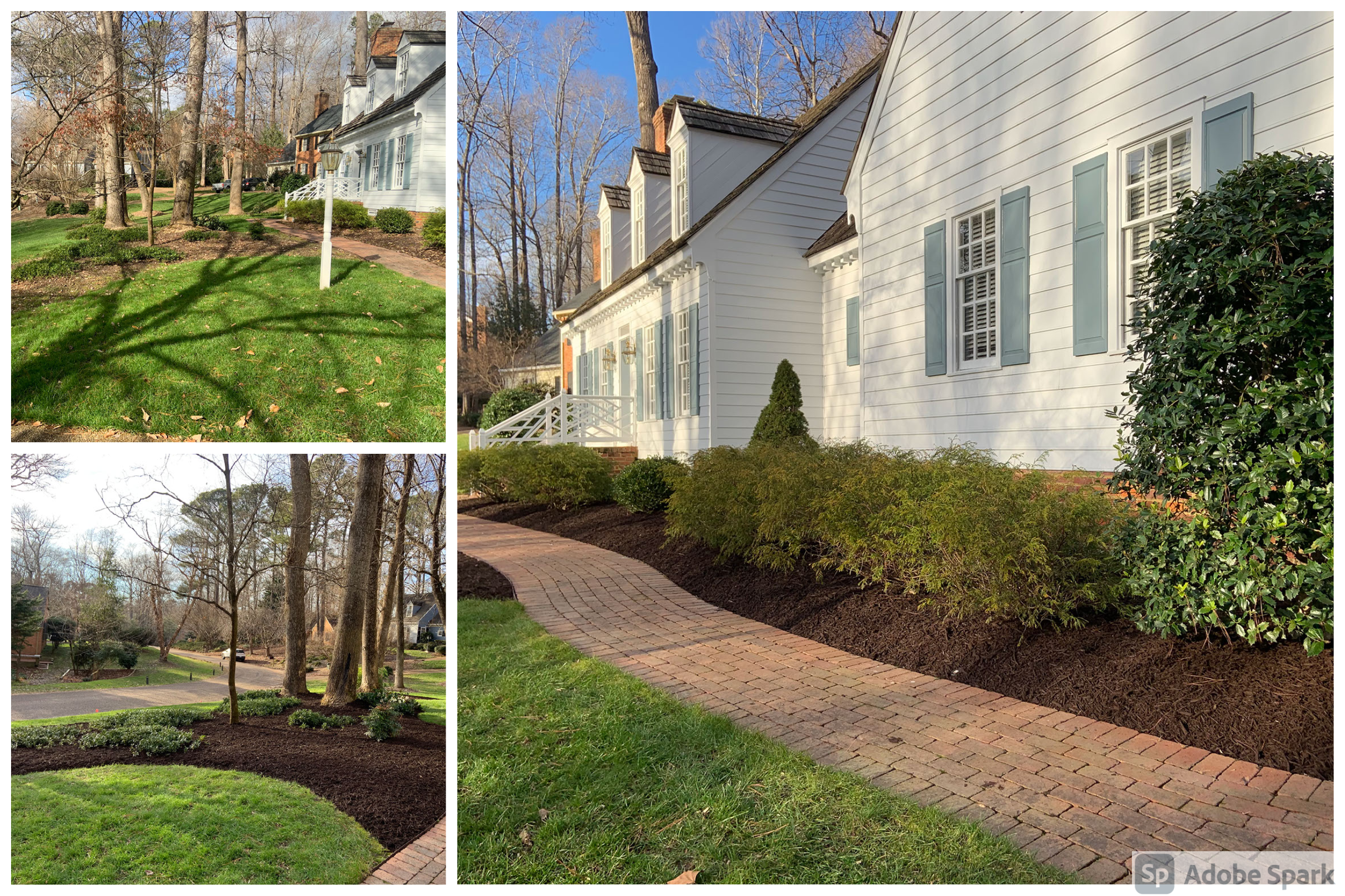 Walkway Installation and Foundation Planting